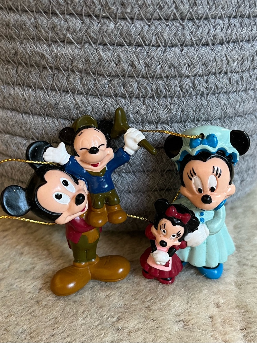 2 Avon Disney Mickey’s Christmas Carol Ornaments